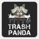 Search for funny racoon stickers Raccoon