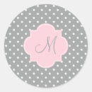 Search for polka dot monogram stickers Quatrefoil