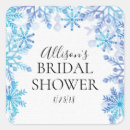 Search for snowflake seals stickers Bridal shower