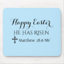 Search for happy easter mouse mats Christian