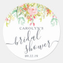 Search for summer bridal shower stickers Botanical