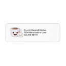 Search for marshmallow return address labels Cute