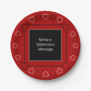 Search for valentines day paper plates White