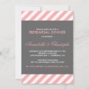 Search for stripes rehearsal dinner invitations Pattern