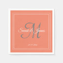 Search for monogram wedding napkins White