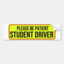 Search for student driver bumper stickers Safety