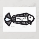 Search for fish design postcards Abstract