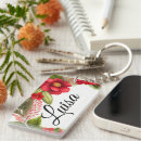 Search for water rectangular key rings Flowers