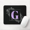 Search for g monograms mouse mats Floral