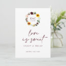 Search for fall bridal shower signs Love is sweet