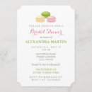 Search for macaron bridal shower invitations Girly