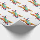 Search for plane wrapping paper Cartoon