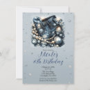 Search for diamond and pearls birthday invitations Elegant