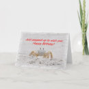 Search for crab birthday cards Sand