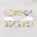 Search for daisies pattern business cards Floral