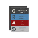 Search for grey graduation invitations Masculine