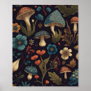 Search for vintage mushroom posters Nature