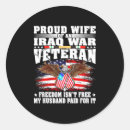 Search for proud wife stickers Military