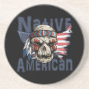 Search for native american indian coasters Warrior