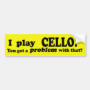 Search for cello bumper stickers Cellist