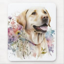 Search for labrador standard mouse mats Watercolor