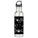 Search for coffee mugs water bottles Typography