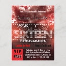 Search for vip pass sweet 16 invitations 16th
