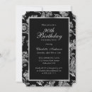 Search for vintage 90th birthday invitations Black