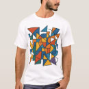 Search for circle square triangle tshirts Abstract