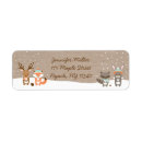 Search for woodland animals return address labels Forest animal