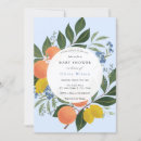 Search for little cutie baby boy shower invitations Citrus