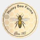 Search for yellow honeycomb stickers Apiary