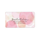 Search for gold dots return address labels Chic