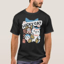 Search for lucky cat tshirts Maneki neko