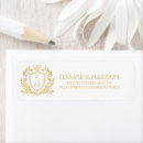 Search for shield return address labels Vintage