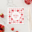 Search for strawberry napkins Girl