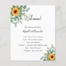 Search for sunflower wedding programs Eucalyptus