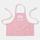 Search for funny sister aprons Pink