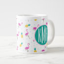 Search for flamingo monogram mugs Hawaiian