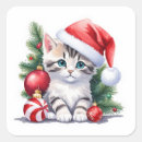 Search for grey white kitten stickers Cat