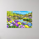 Search for iris flowers canvas prints Garden