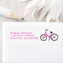 Search for biking return address labels Elegant