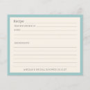 Search for blue recipe cards Minimalist
