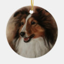 Search for sheltie christmas tree decorations Puppy