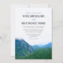 Search for mountain scene wedding invitations Elegant