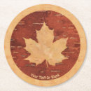 Search for maple leaf coasters Rustic