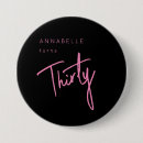 Search for 30 birthday badges Girly