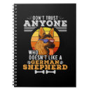 Search for german shepherd notebooks Alsatian