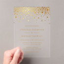 Search for dot square wedding invitations Gold