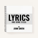 Search for song lyric notebooks Songs
